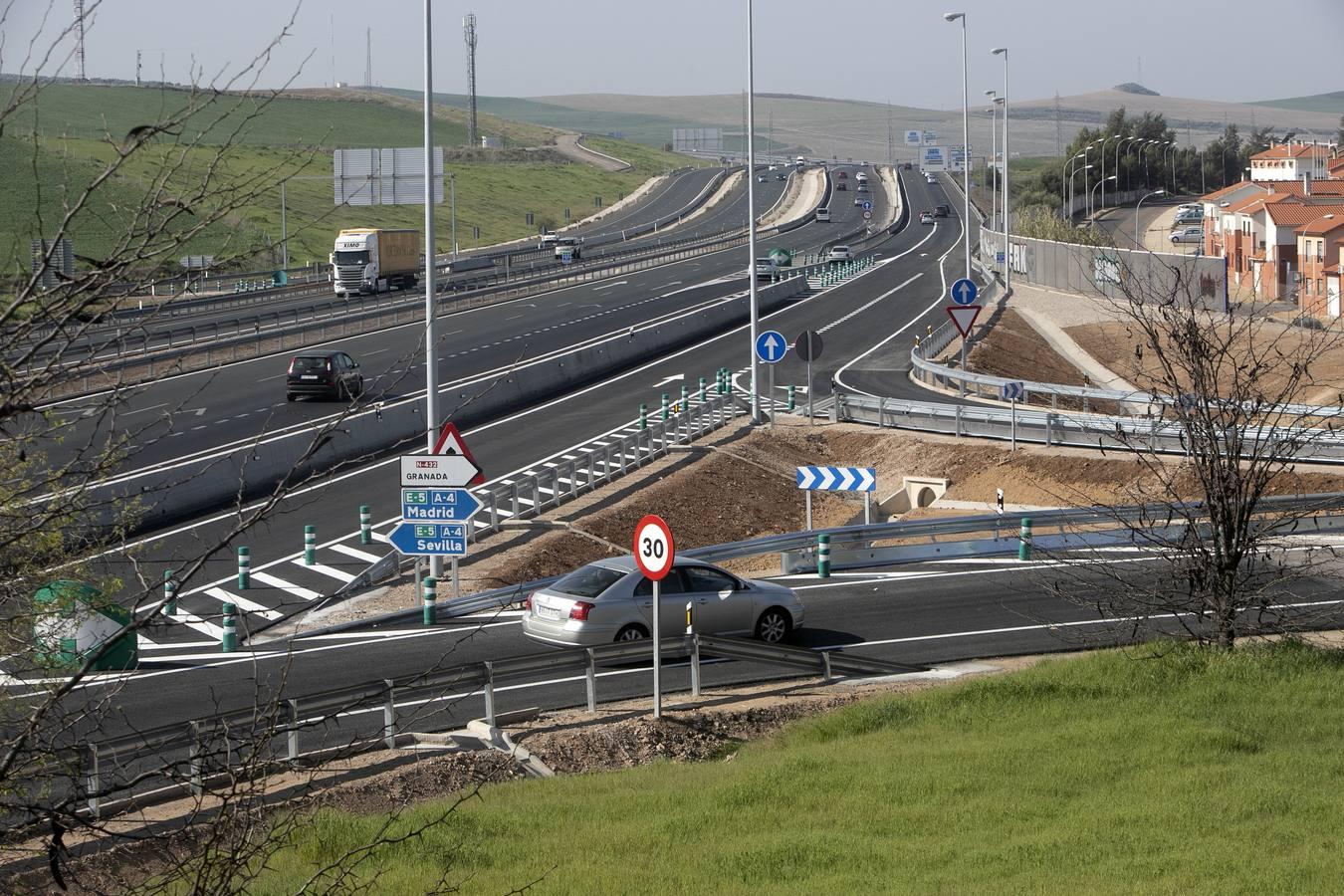 Abre al tráfico la nueva salida de la A-4 a su paso por Córdoba